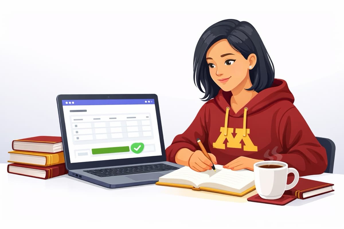 University of Minnesota students using the UMN GPA calculator to track academic progress